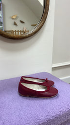 Manoletina granate TOPISE