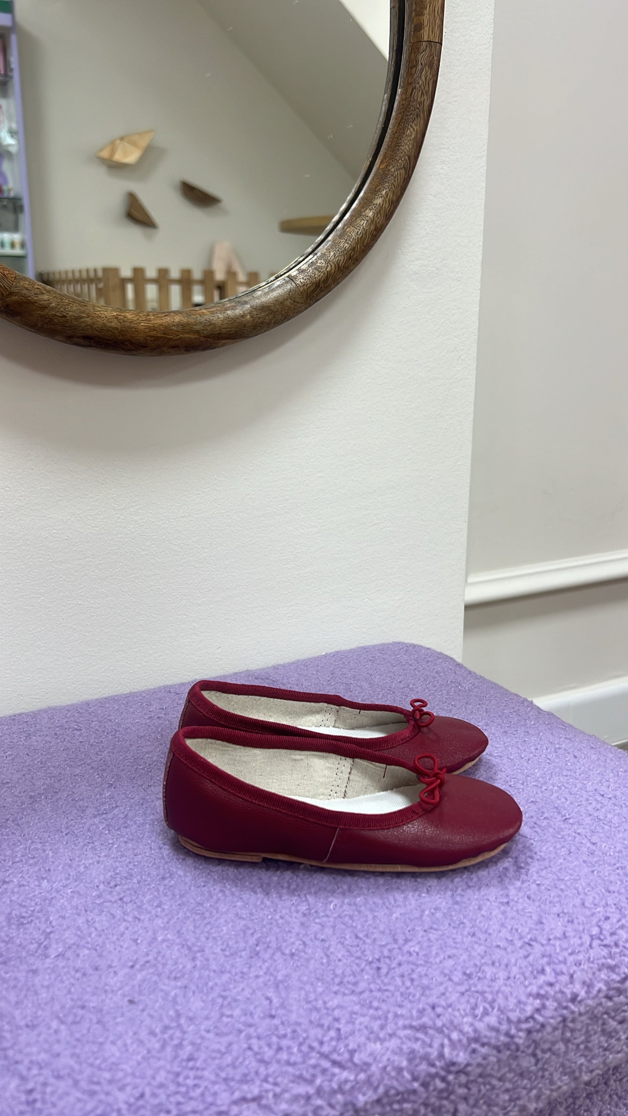 Manoletina granate TOPISE