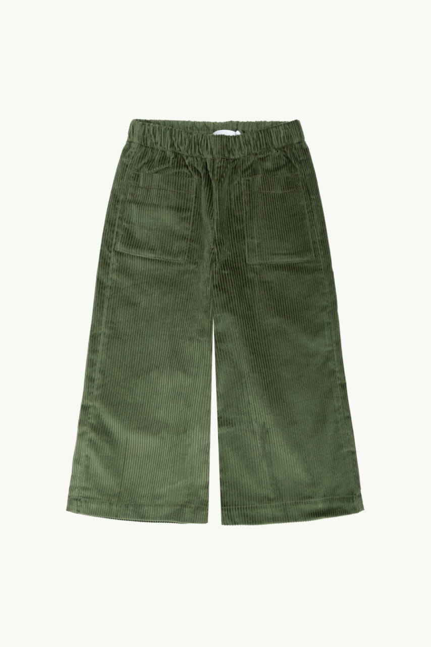 Pantalón kids pana verde