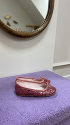 Manoletina Rosa brillo TOPISE