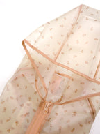 CHUBASQUERO GLITTER FLORES