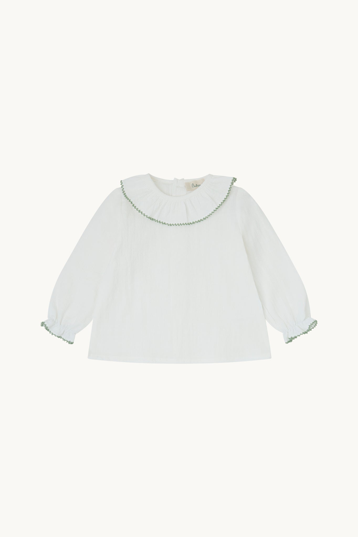 Blusa bebé blanco roto