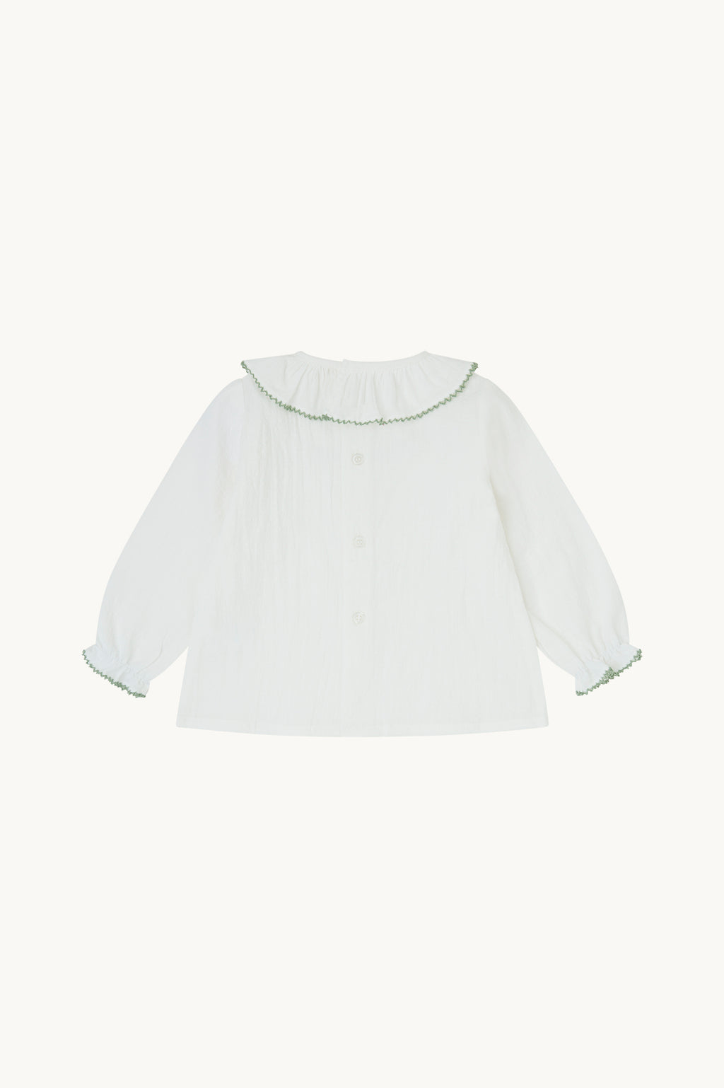 Blusa bebé blanco roto