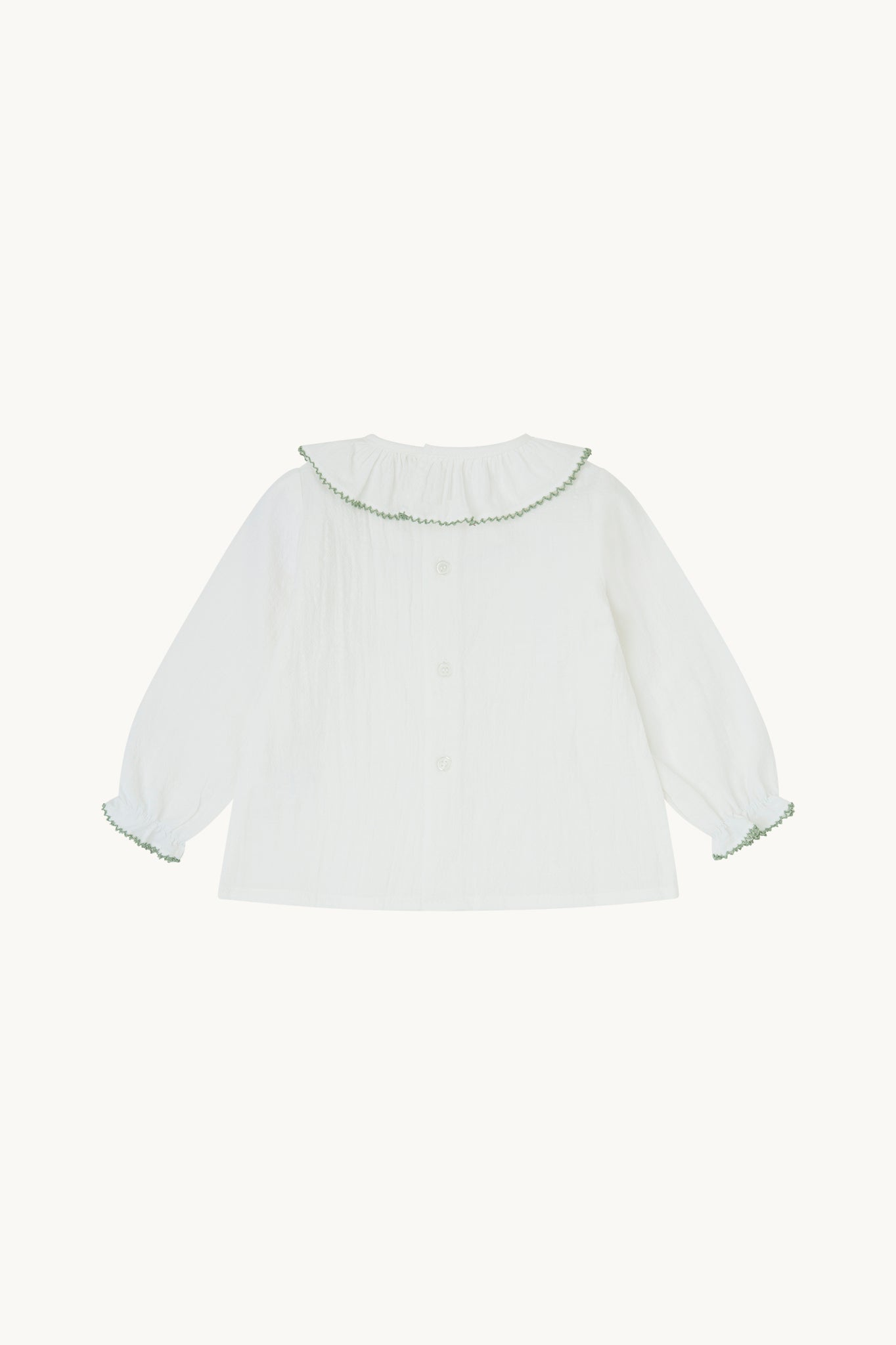 Blusa bebé blanco roto
