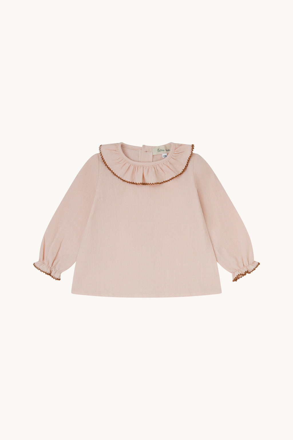 Blusa bebé rosa empolvado