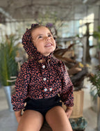 Blusa bebé micropana animal print