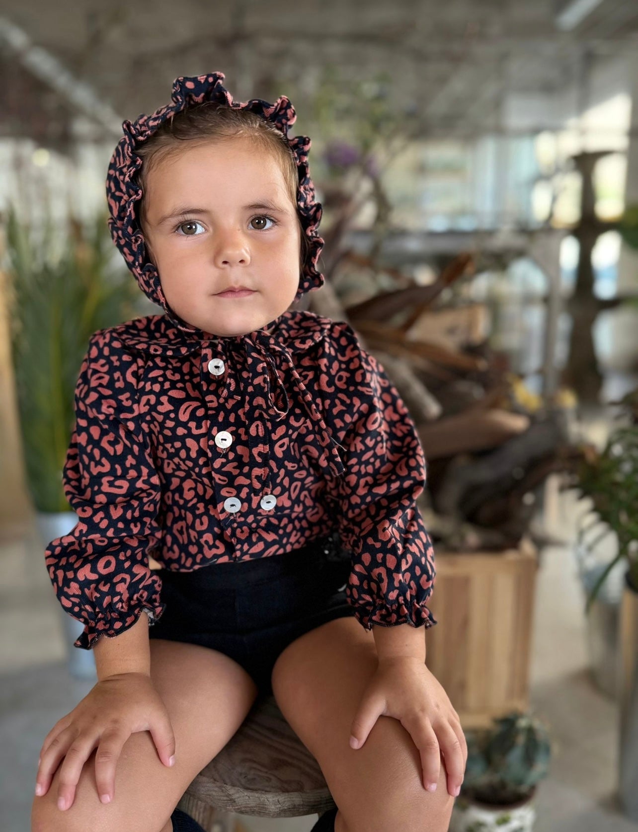 Blusa bebé micropana animal print