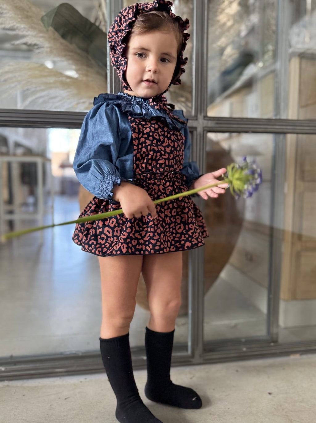 Ranita falda animal print