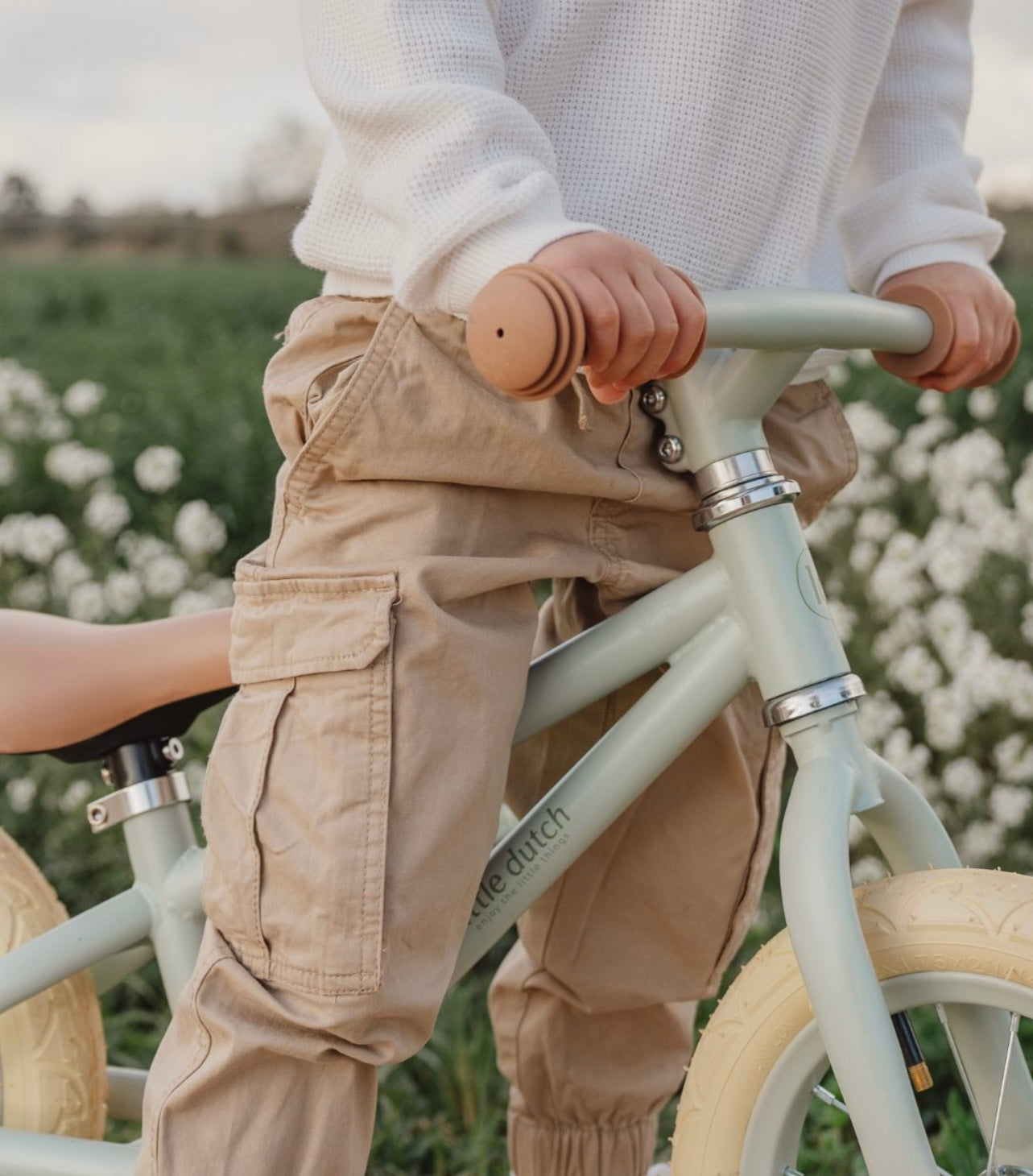 Bicicleta de equilibrio little dutch verde