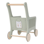 Wooden shopping cart – Green – Essentials